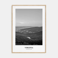 Virginia Portrait B&W No 2 Poster