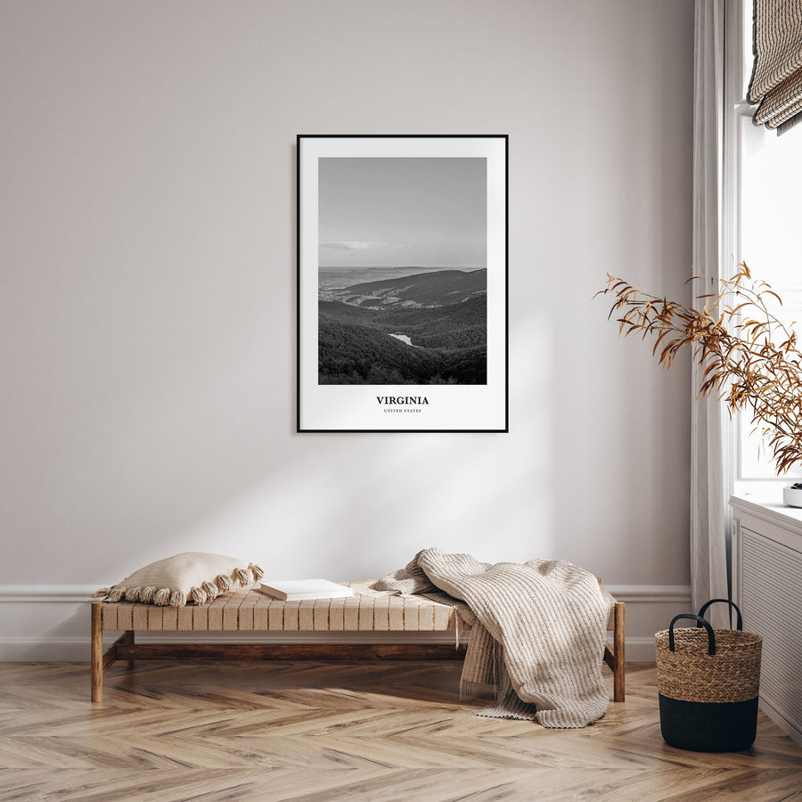 Virginia Portrait B&W No 2 Poster