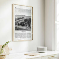 Virginia Print Black and White No 1, Virginia Wall Art, Virginia Poster, Virginia Photo, Virginia Wall Decor, USA, United States