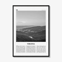 Virginia Print Black and White No 2, Virginia Wall Art, Virginia Poster, Virginia Photo, Virginia Wall Decor, USA, United States