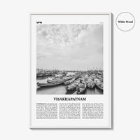 Visakhapatnam Print Black and White, Visakhapatnam Wall Art, Visakhapatnam Poster, Visakhapatnam Photo, Visakhapatnam Wall Décor, India