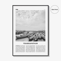 Visakhapatnam Print Black and White, Visakhapatnam Wall Art, Visakhapatnam Poster, Visakhapatnam Photo, Visakhapatnam Wall Décor, India