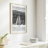 Visalia Print Black and White, Visalia Wall Art, Visalia Poster, Visalia Photo, Visalia Map, Visalia Wall Decor, California, USA