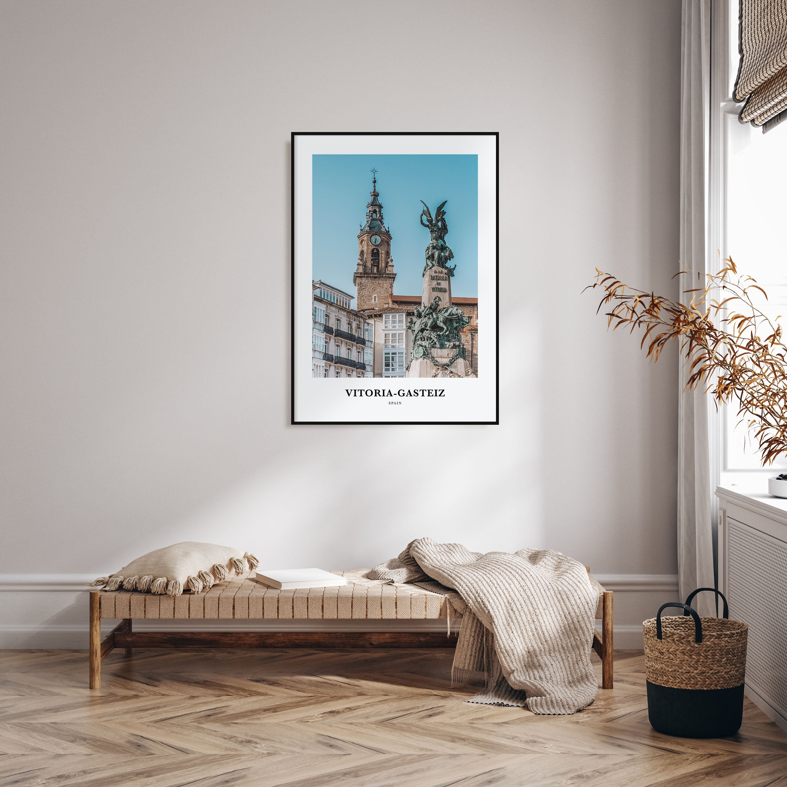 Vitoria-Gasteiz Portrait Color Poster