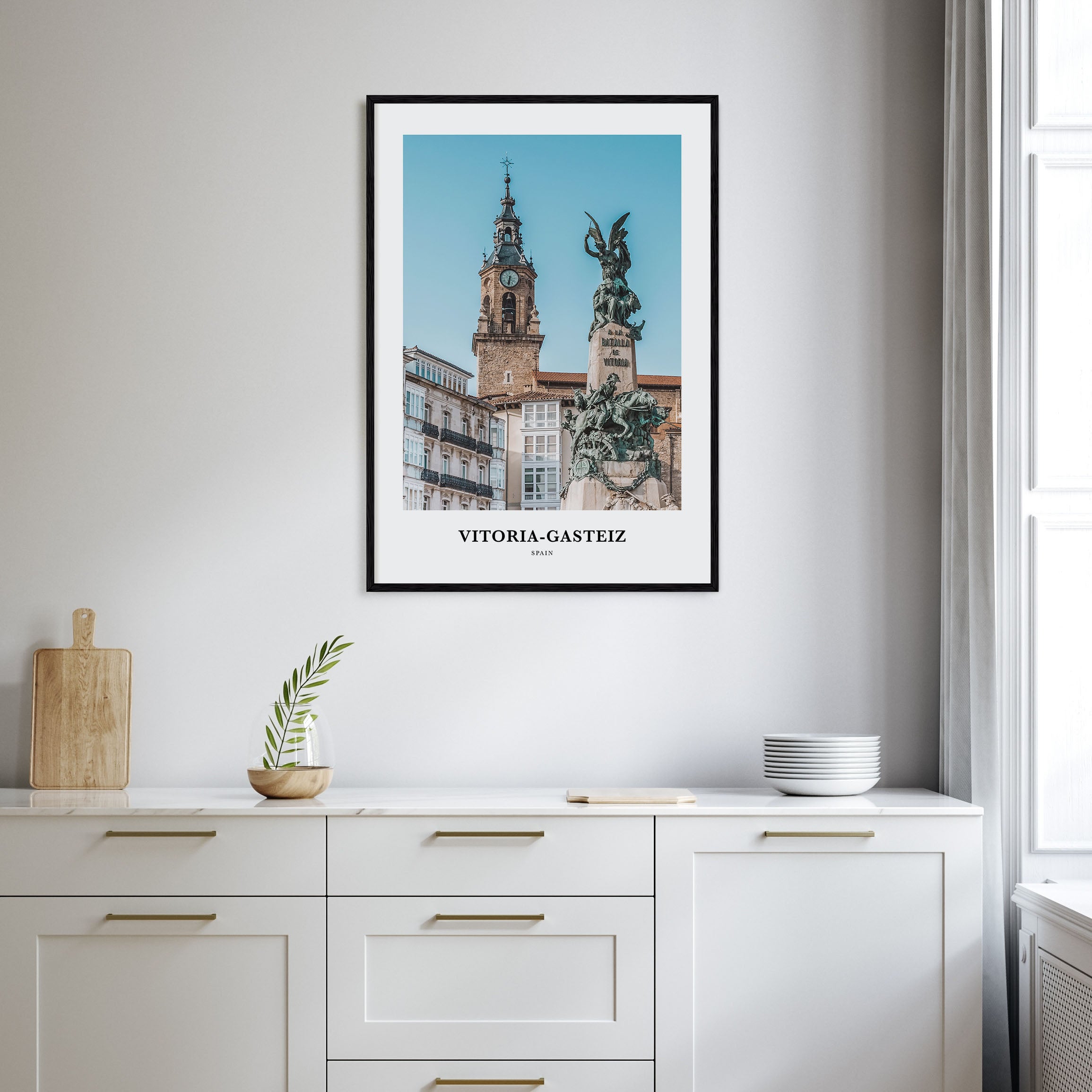 Vitoria-Gasteiz Portrait Color Poster