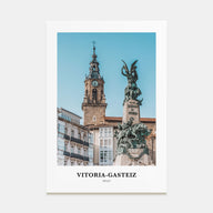 Vitoria-Gasteiz Portrait Color Poster