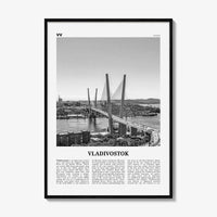Vladivostok Print Black and White, Vladivostok Wall Art, Vladivostok Poster, Vladivostok Photo, Vladivostok Décor, Vladivostok Map, Russia