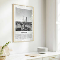 Vladivostok Print Black and White, Vladivostok Wall Art, Vladivostok Poster, Vladivostok Photo, Vladivostok Décor, Vladivostok Map, Russia
