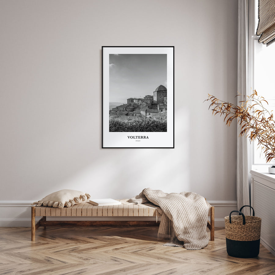 Volterra Portrait B&W Poster