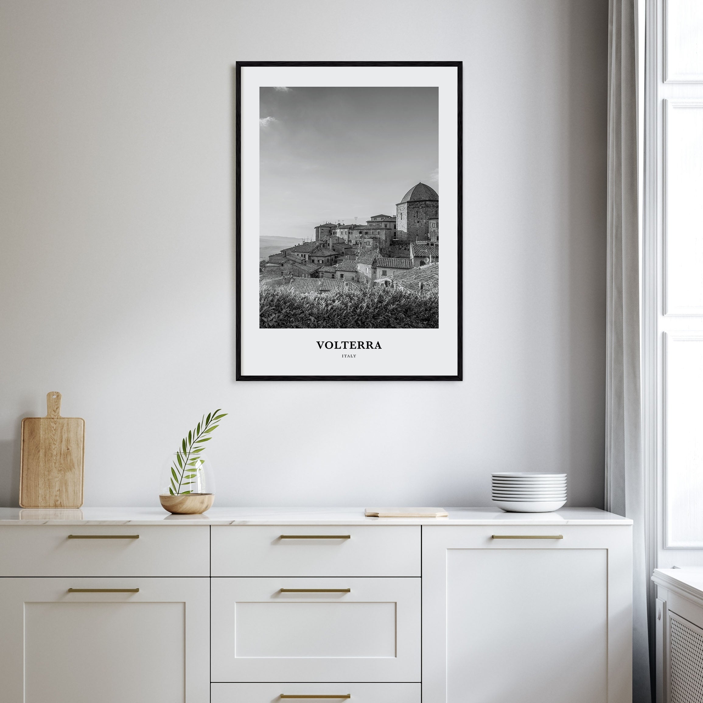 Volterra Portrait B&W Poster
