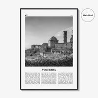 Volterra Print Black and White, Volterra Wall Art, Volterra Poster, Volterra Photo, Volterra Map, Volterra Wall Decor, Italy, Italia