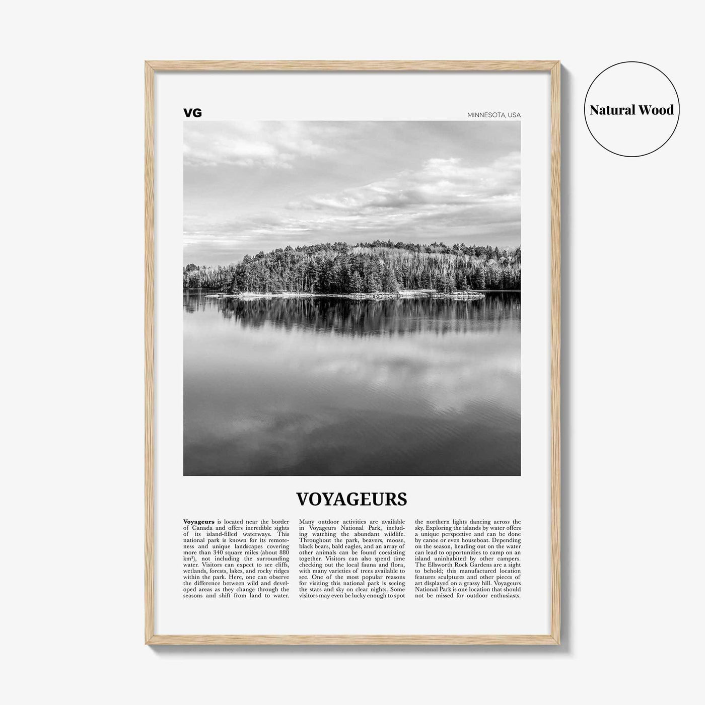 Voyageurs National Park Print Black and White, Voyageurs Wall Art, Voyageurs Poster, Voyageurs Photo, Voyageurs Wall Décor, Minnesota, USA