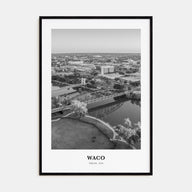 Waco Portrait B&W Poster