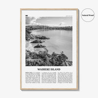 Waiheke Island Print Black and White, Waiheke Island Wall Art, Waiheke Island Poster, Waiheke Island Photo, Waiheke Island, New Zealand