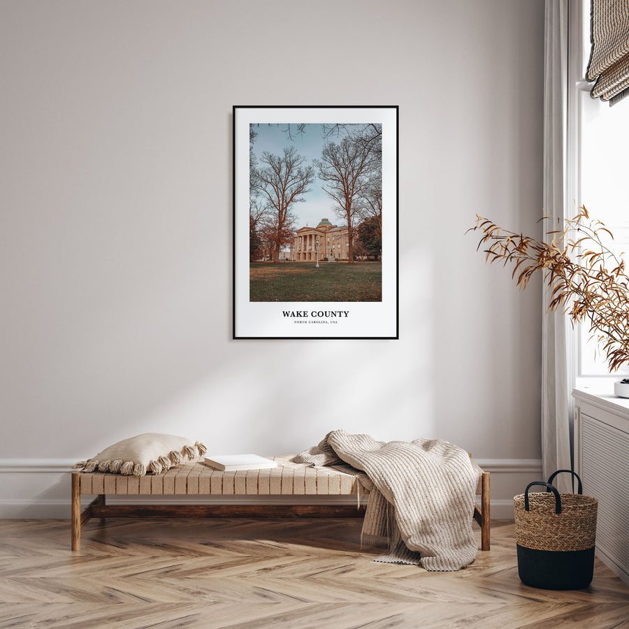 Wake County Portrait Color Poster
