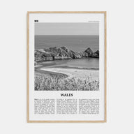 Wales Travel B&W Poster