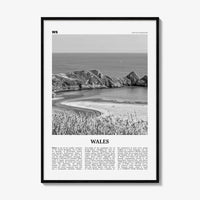 Wales Print Black and White, Wales Wall Art, Wales Poster, Wales Photo, UK, United Kingdom, Britain, Cardiff, Swansea, Europe