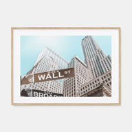 Wall Street Landscape Color Poster