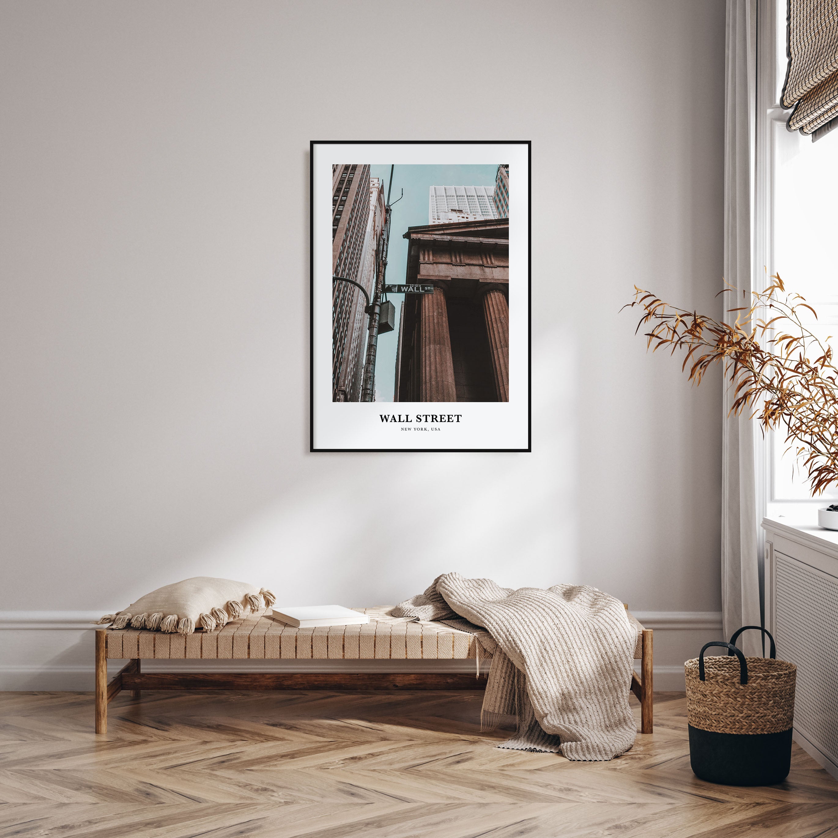 Wall Street Portrait Color Poster