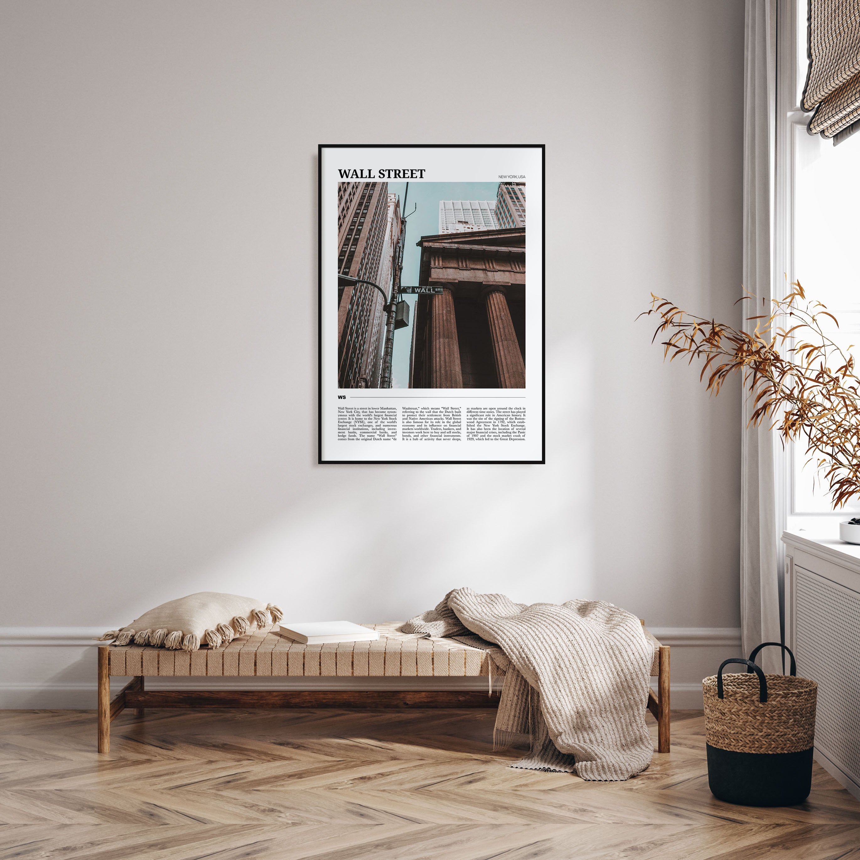 Wall Street Travel Color Poster