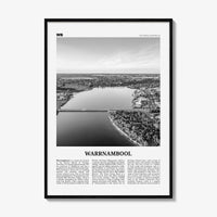 Warrnambool Print Black and White, Warrnambool Wall Art, Warrnambool Poster, Warrnambool Photo, Warrnambool Wall Décor, Warrnambool Map,