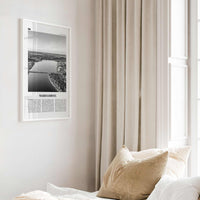 Warrnambool Print Black and White, Warrnambool Wall Art, Warrnambool Poster, Warrnambool Photo, Warrnambool Wall Décor, Warrnambool Map,