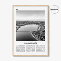 Warrnambool Print Black and White, Warrnambool Wall Art, Warrnambool Poster, Warrnambool Photo, Warrnambool Wall Décor, Warrnambool Map,