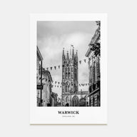 Warwick Portrait B&W Poster