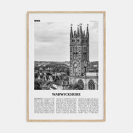 Warwickshire Travel B&W Poster