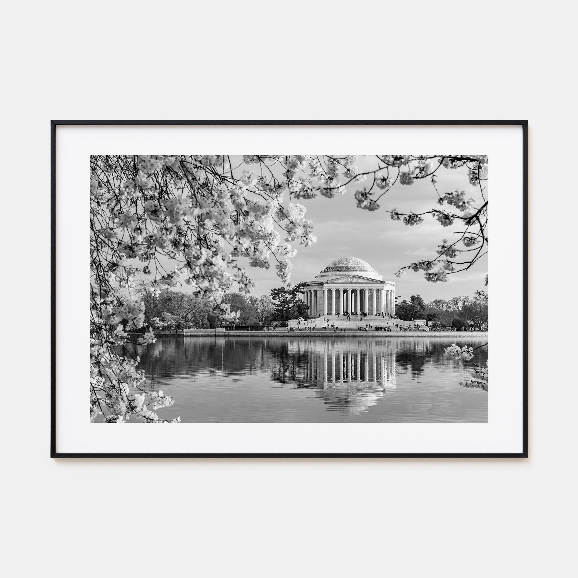 Washington, D.C. Landscape B&W Poster