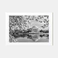 Washington, D.C. Landscape B&W Poster