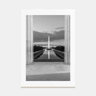 Washington, D.C. Photo B&W No 2 Poster
