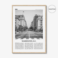 Washington DC Print Black and White No 2, Washington Wall Art, Washington, District of Columbia, USA, United States, North America