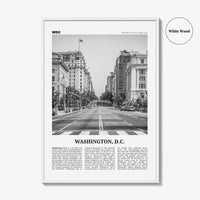 Washington DC Print Black and White No 2, Washington Wall Art, Washington, District of Columbia, USA, United States, North America