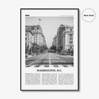 Washington DC Print Black and White No 2, Washington Wall Art, Washington, District of Columbia, USA, United States, North America