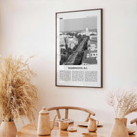 Washington DC Print Black and White No 3, Washington Wall Art, Washington, District of Columbia, USA, United States, North America