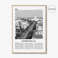 Washington DC Print Black and White No 3, Washington Wall Art, Washington, District of Columbia, USA, United States, North America