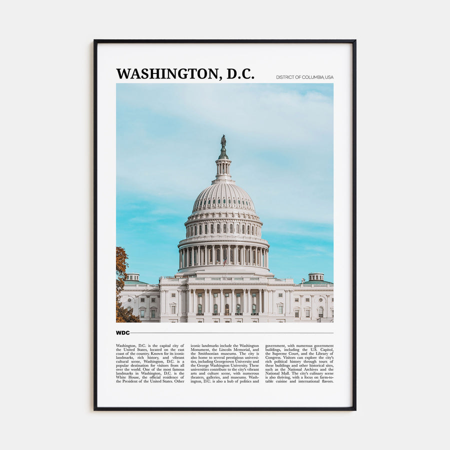 Washington, D.C. Travel Color No 1 Poster
