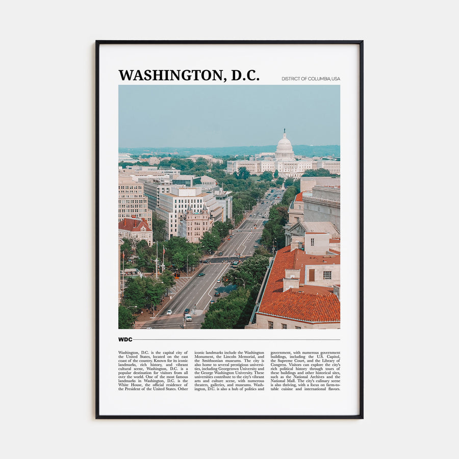 Washington, D.C. Travel Color No 2 Poster