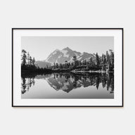 Washington (State) Landscape B&W No 2 Poster