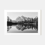 Washington (State) Landscape B&W No 2 Poster