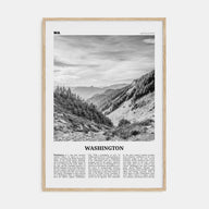 Washington (State) Travel B&W No 2 Poster
