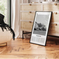 Washington State Print Black and White No 3, Washington Art, Washington Poster, Washington Photo, Washington Décor, Washington Map