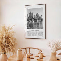 Washoe County Print Black and White, Washoe County Wall Art, Washoe County Poster, Washoe Photo, Washoe Wall Décor, Washoe County Map,