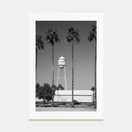 Water Tower Photo B&W No 2 Poster
