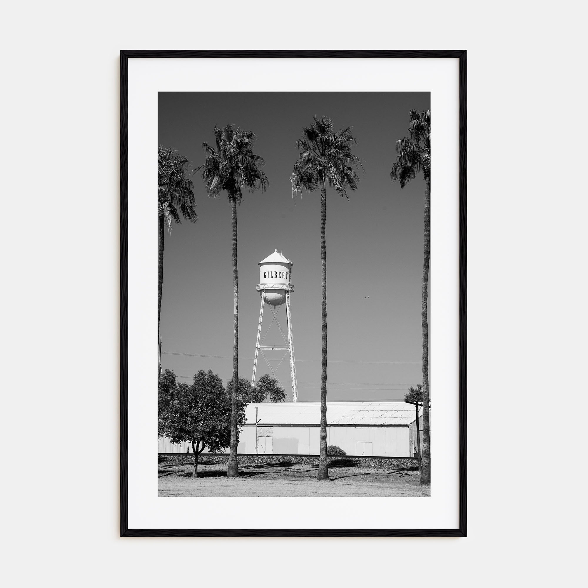 Water Tower Photo B&W No 2 Poster