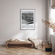 Waterloo Travel B&W Poster