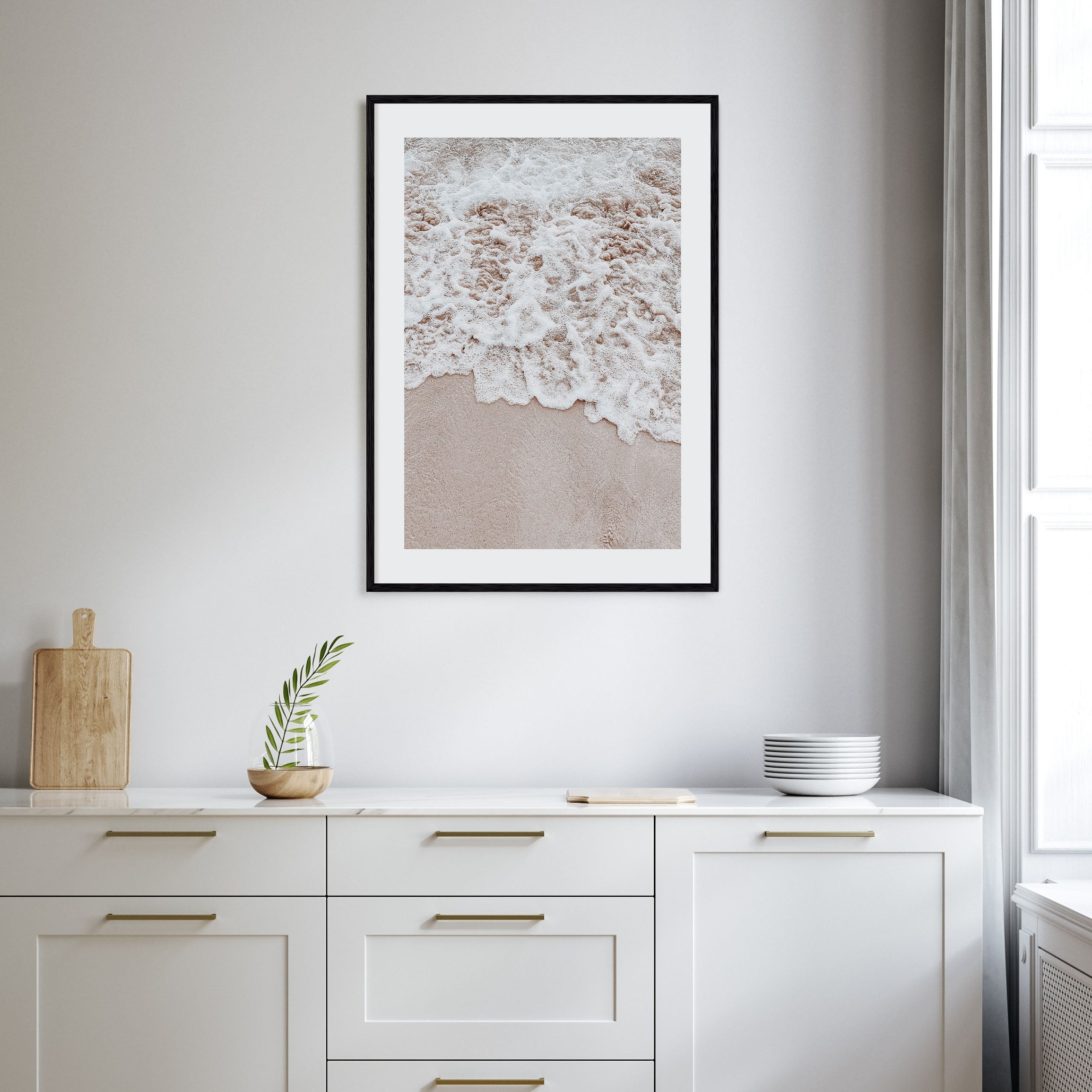 Waves Crashing Photo Color No 2 Poster