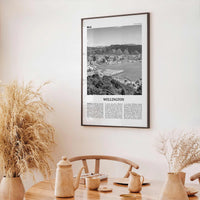 Wellington Print Black and White No 1, Wellington Wall Art, Wellington Poster, Wellington Photo, Wellington Wall Decor, New Zealand, Oceania