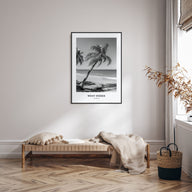 West Indies Portrait B&W Poster
